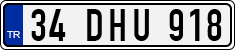 License plate of Turkey, Regular plates