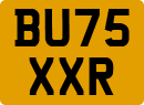 License plate of the United Kingdom, 2001 year system