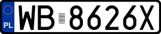 License plates of Poland, Regular car plates