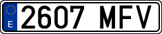 License plates of Spain, Ordinary (2000)