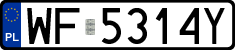 License plates of Poland, Regular car plates