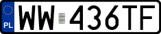 License plates of Poland, Regular car plates