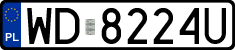 License plates of Poland, Regular car plates