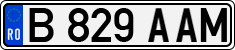 License plate of Romania, Regular plates