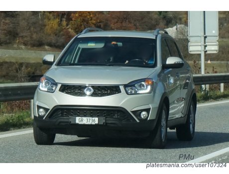 GR 3736, SsangYong (KGM) Korando