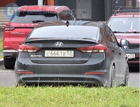 с666тв53, Hyundai Elantra