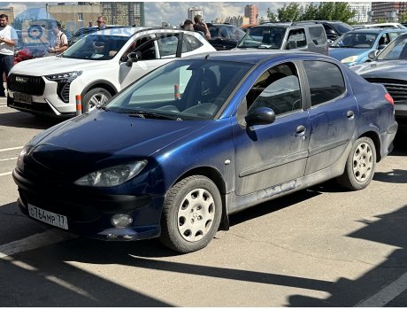 о764мр77, Peugeot 206