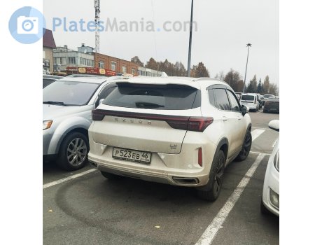 р523ев46, Exeed (CheryExeed, Xingtu) LX (Zhuifeng)