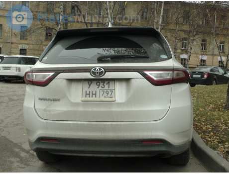 у931нн797, Toyota Harrier