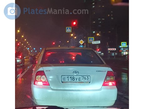 е118уе763, Toyota Corolla