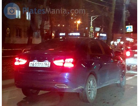 т611тт163, Lada (VAZ) Vesta