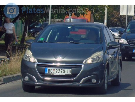 BG 2270-JG, Peugeot 208