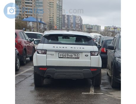 р669нв163, Land Rover Range Rover Evoque