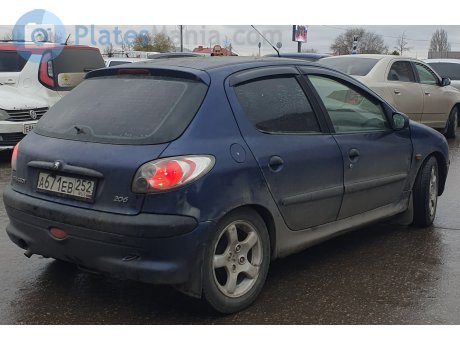а671ев252, Peugeot 206