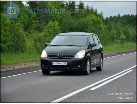 р174кк51, Toyota Corolla Verso