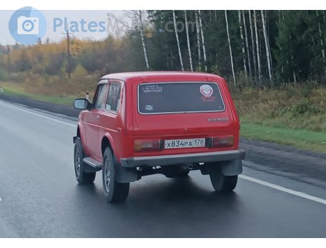 х834ра178, Lada (VAZ) 2121 Нива