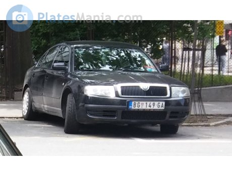 BG 149-GA, Skoda Superb