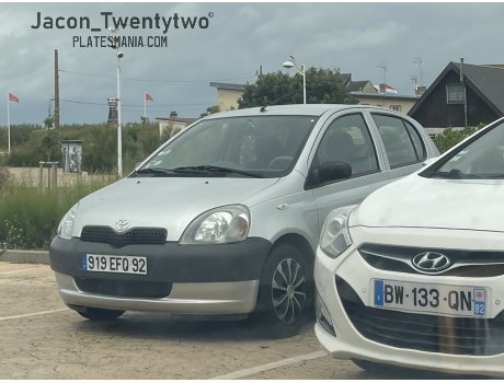 919 EFQ 92, Toyota Yaris