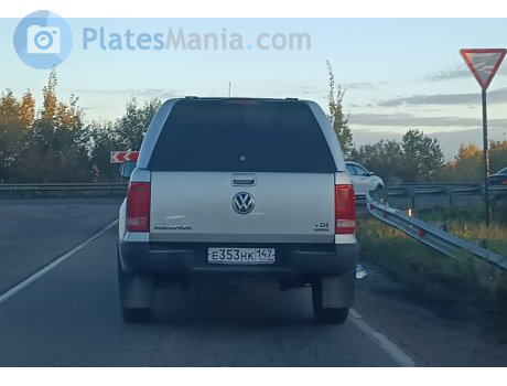 е353нк147, Volkswagen Amarok