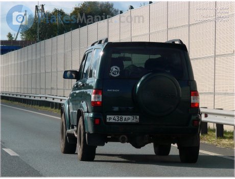 р438ар39, UAZ 3163 Patriot