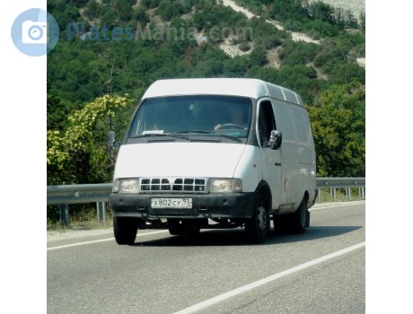 х802су93, GAZ 2705 ГАЗель