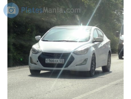 с166ха123, Hyundai Elantra