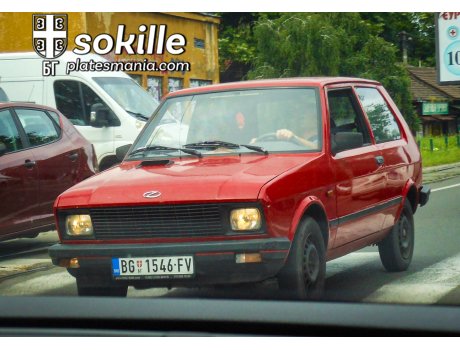 BG 1546-FV, Zastava Yugo