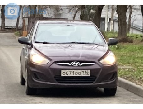 о671оо116, Hyundai Solaris