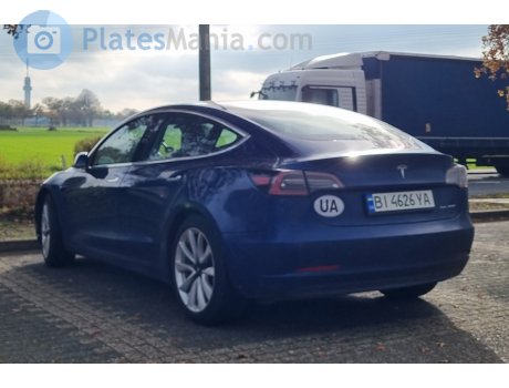 BI 4626 YA, Tesla Model 3