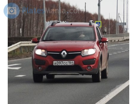 а097сс164, Renault Sandero