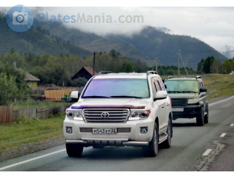 м543хт22, Toyota Land Cruiser