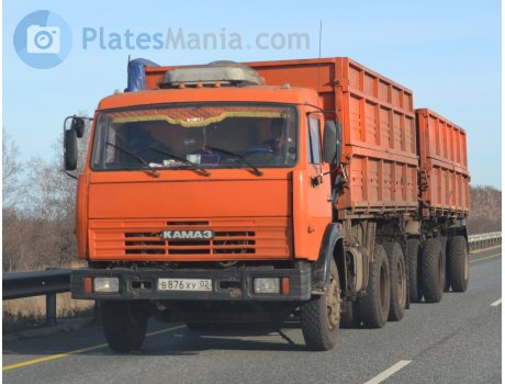 в876ху02, KamAZ 55102
