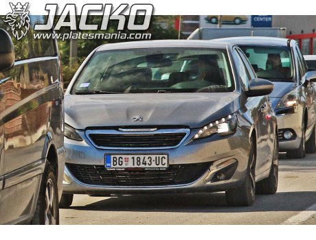 BG 1843-UC, Peugeot 308