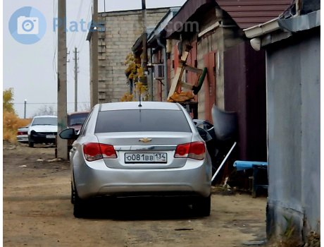 о081вв134, Chevrolet Cruze