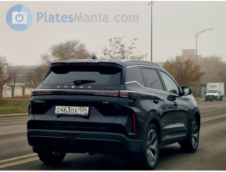 о463ох134, Chery (Chirey) Tiggo 7