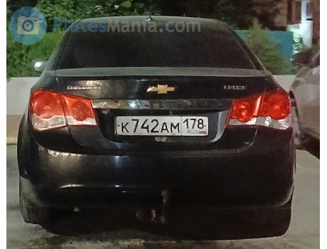 к742ам178, Chevrolet Cruze