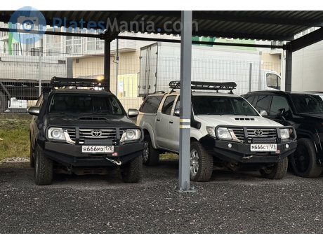 в666мх178, Toyota Hilux