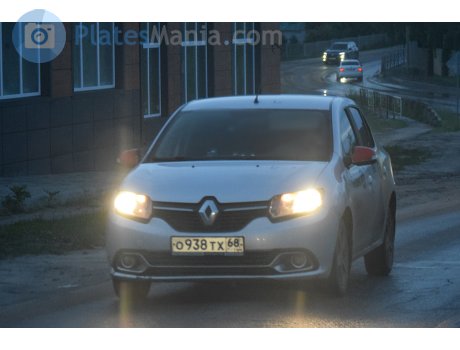 о938тх68, Renault Logan