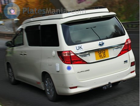 SF12 YLO, Toyota Alphard