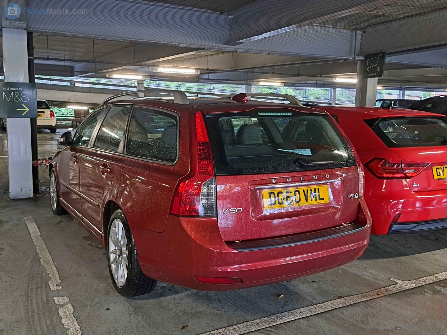 DG60VML, Volvo V50 1st gen (545), facelift, 2007–2012