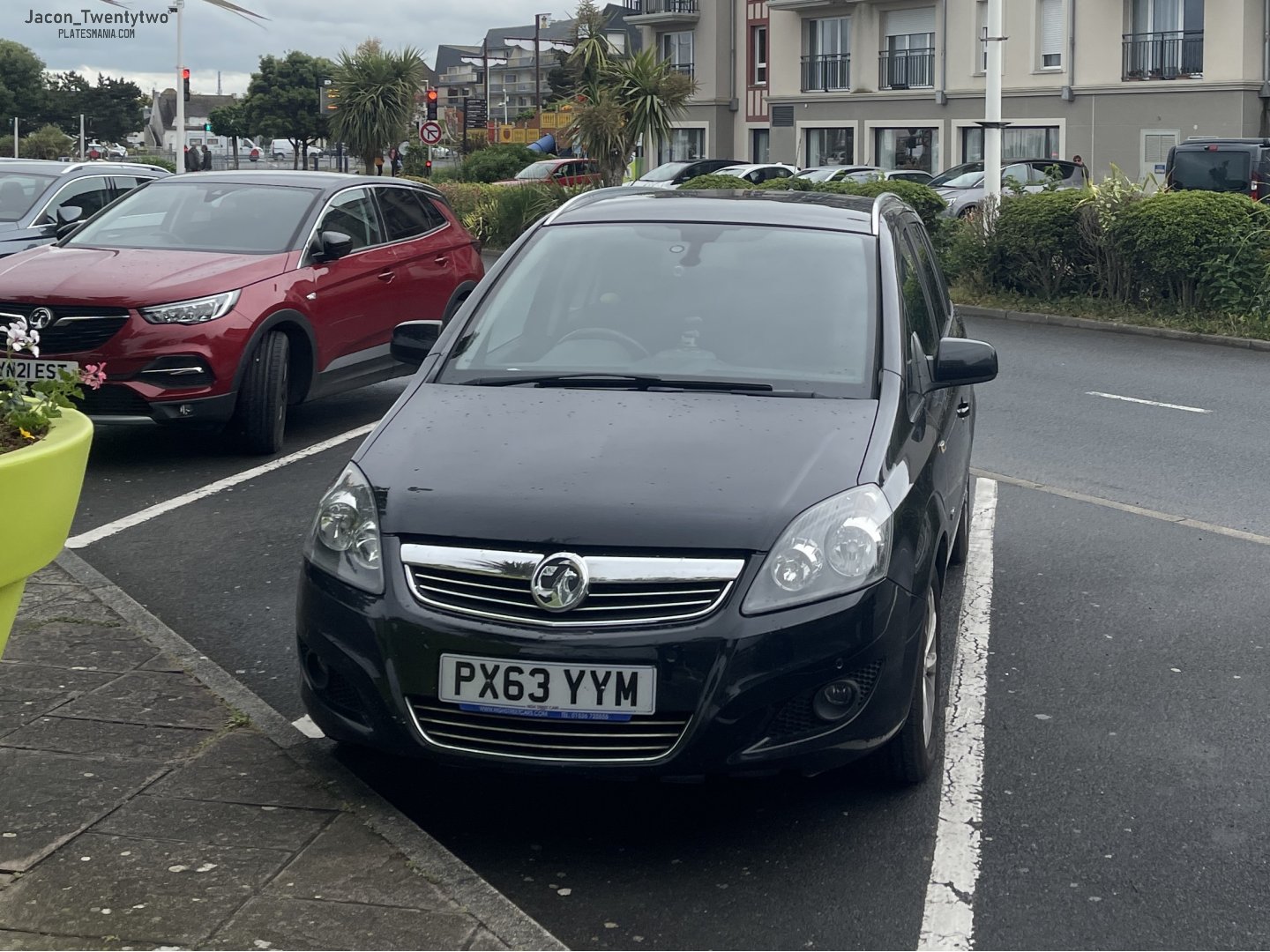 PX63YYM, Vauxhall Zafira 2nd gen (B; A05), 2005–2014