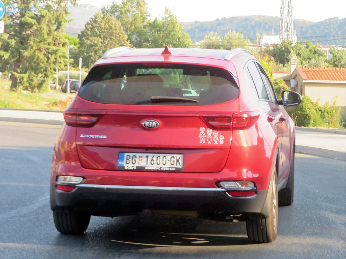 BG 1600-GK, Kia Sportage 4th gen (QL), facelift, 2018–2022