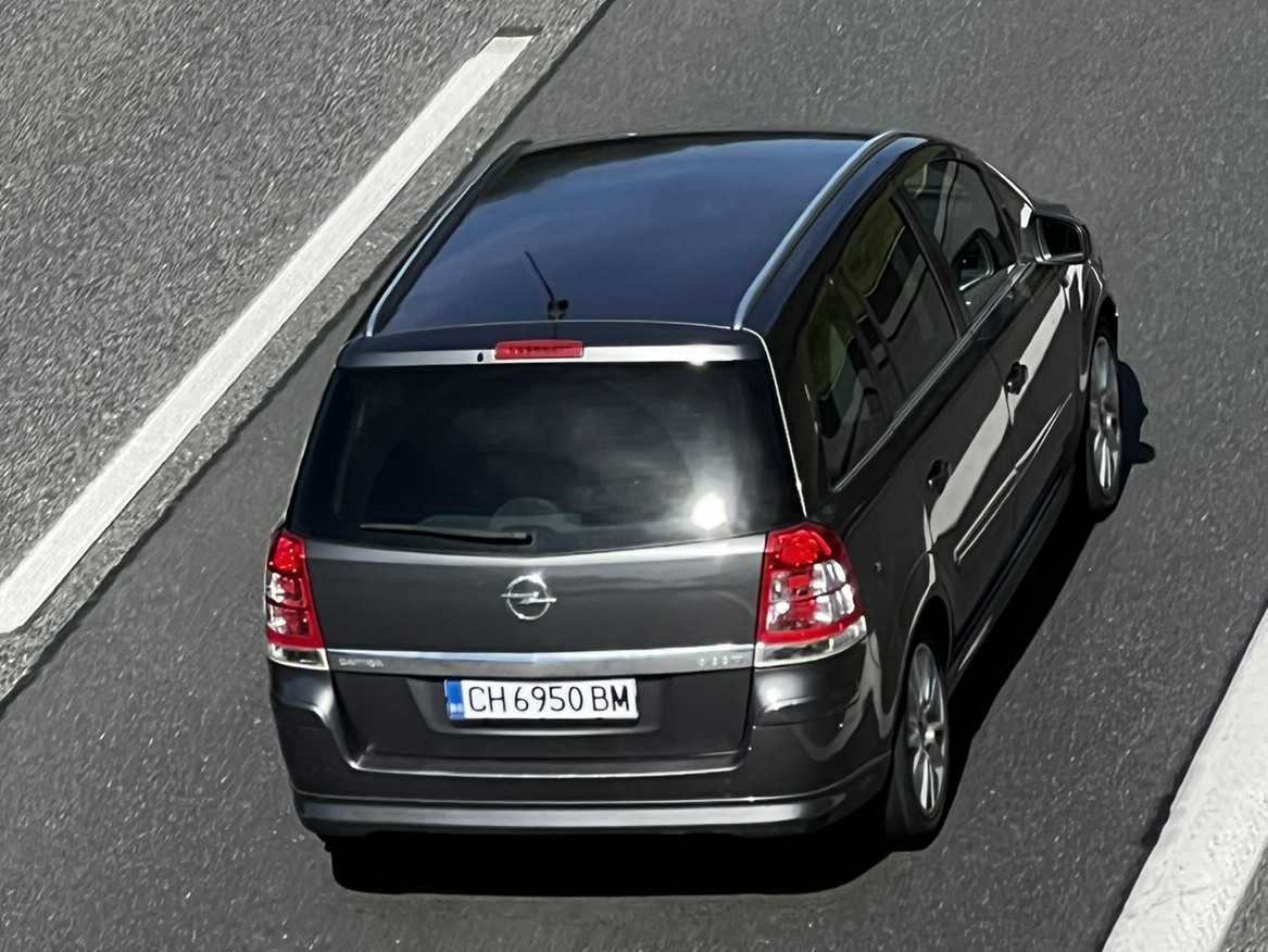 CH 6950 BM, Opel Zafira 2nd gen (Family) (B; A05), 2005–2014