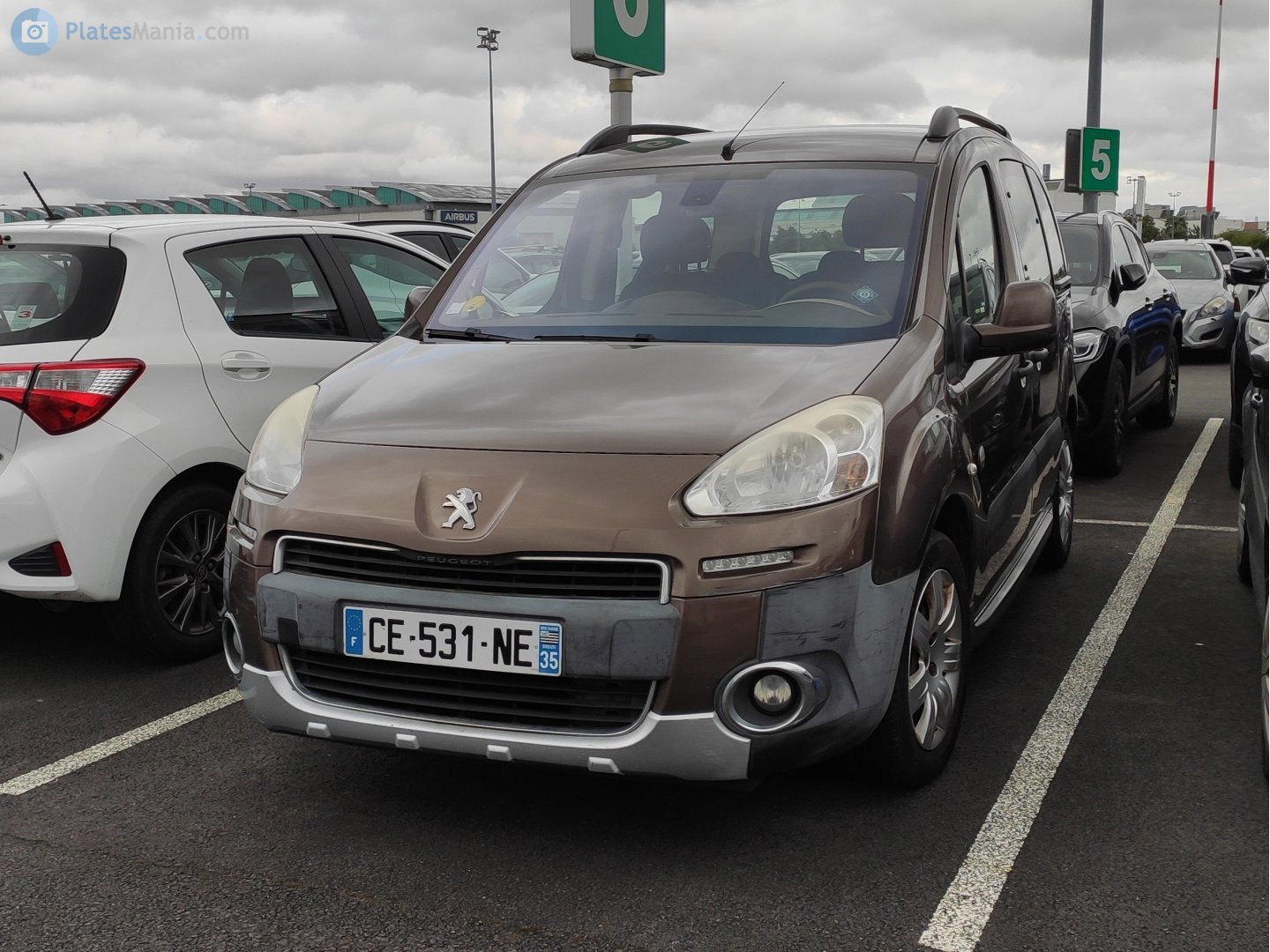 CE-531-NE, Peugeot Partner 2nd gen Tepee (B9), 2008–2018 (–2022 for CIS-market)