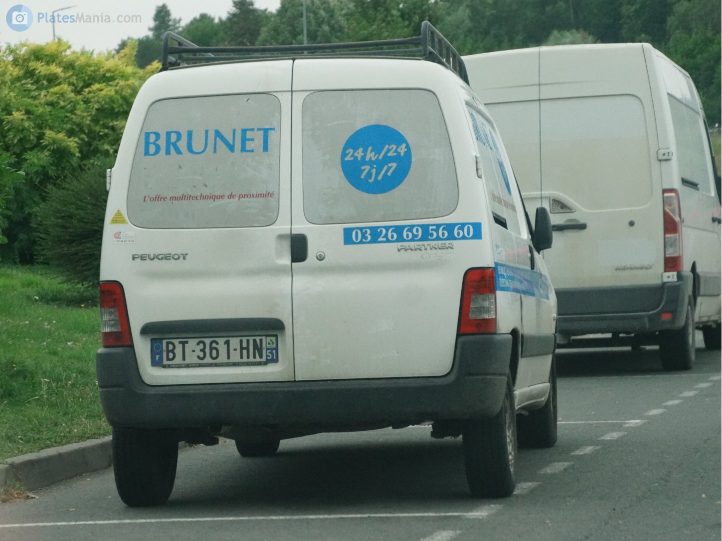 BT-361-HN, Peugeot Partner 1st gen (Origin) (M49), facelift, 2002–2013 (–present for LATAM-market)