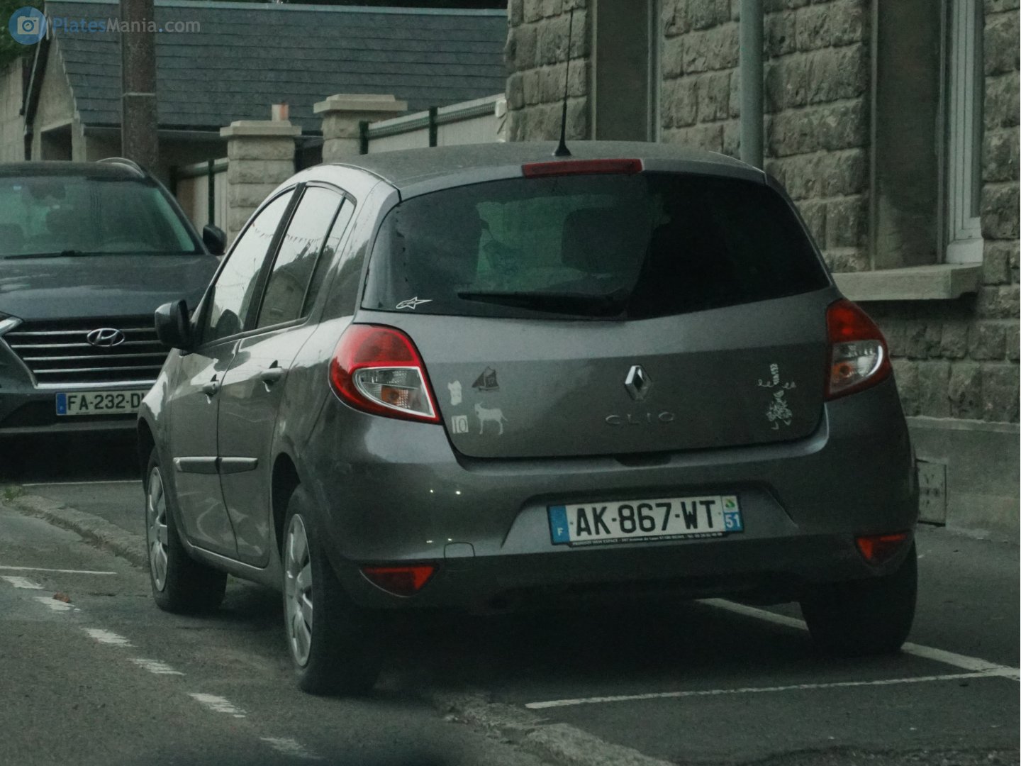 AK-867-WT, Renault Clio 3rd gen 5-door Hatch (B85), facelift, 2009–2014