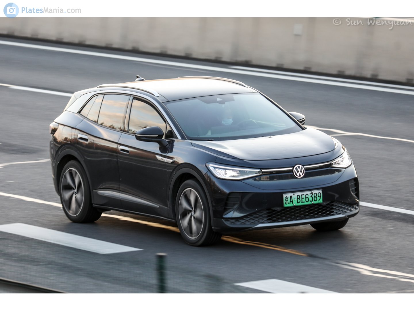 京A·BE6389, Volkswagen ID.4 1st gen (Crozz) (E21), 2020–