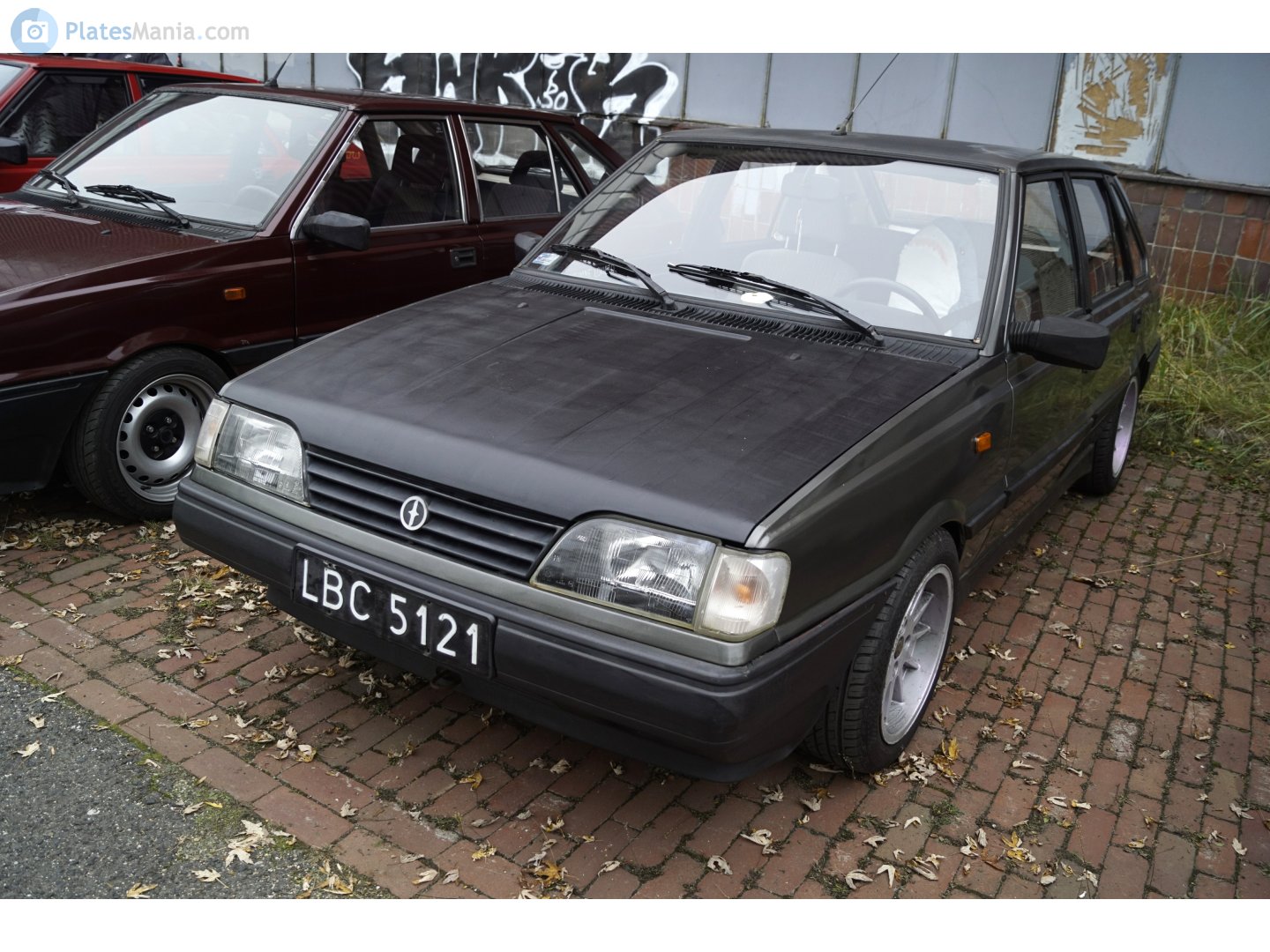 LBC 5121, License plate without vehicle 