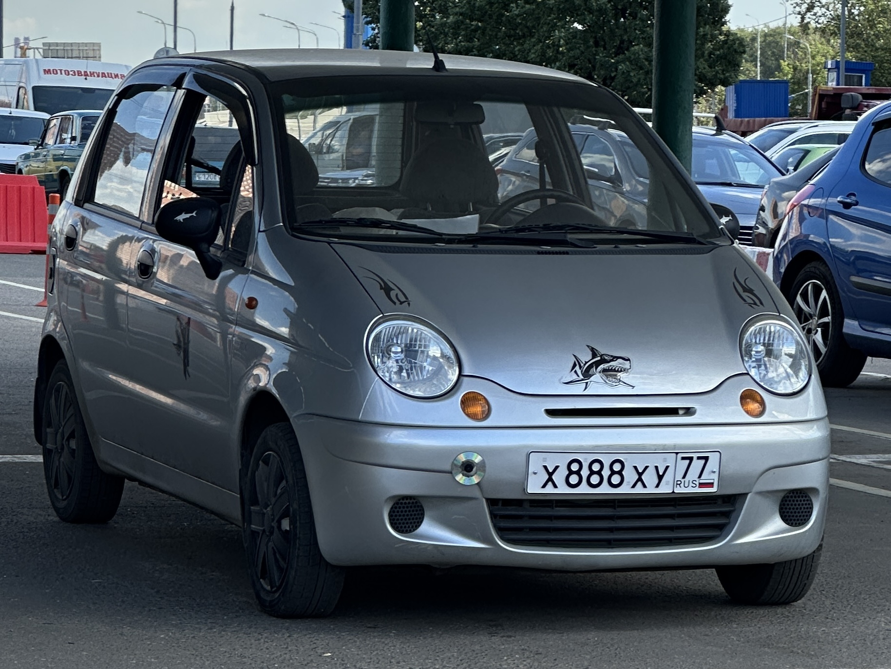 х 888 ху 77, Daewoo Matiz 1st gen (M150), facelift, 2000­–2011  (­–2015 for CIS-market)