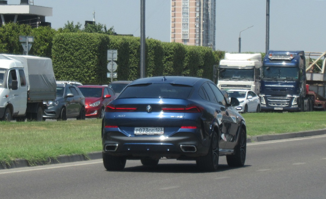 р 073 сс 123, BMW X6 3rd gen (G06), 2019–
